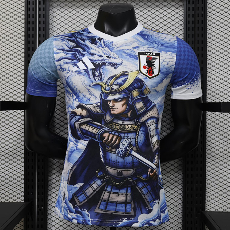 Giappone Japan Samurai Sapphire Blue Dragon Player