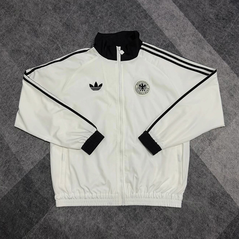 Germania Germany Originals Trefoil White Track Jacket 6
