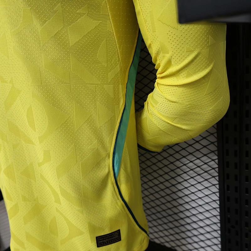 Brasile Brazil Home Player Long Sleeve 9