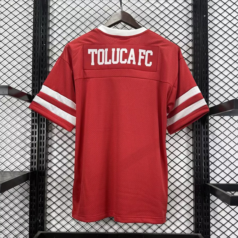 Messico 25/26 Toluca US Pack Cyan Red Shirt 2