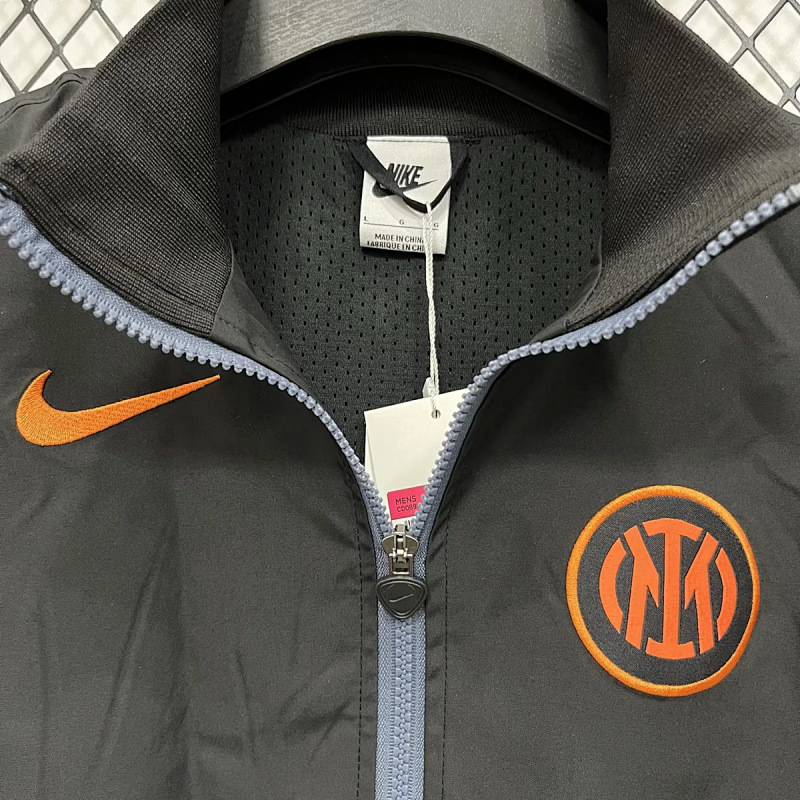 Inter 25/26 Inter Milan Black Windbreaker 2