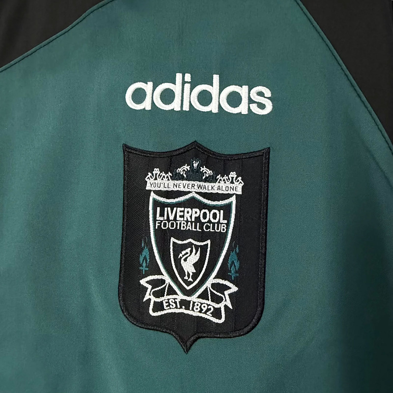 Liverpool 95/96 Liverpool Green Back Track Jacket 3
