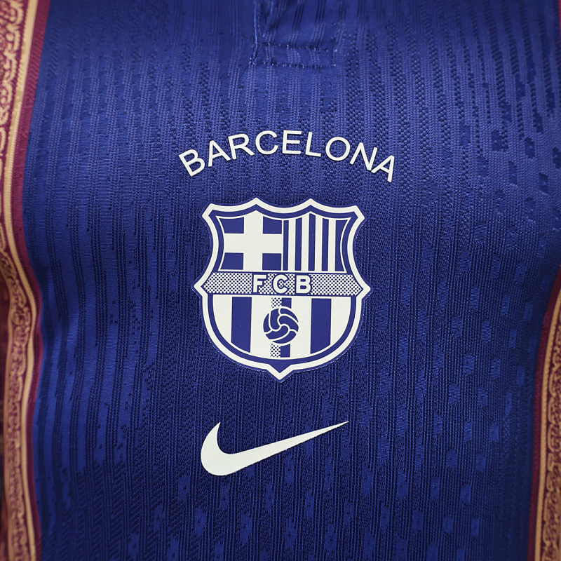 Barcelona 26/27 Barcelona Special Edition Navy Burgundy Player Polo 6