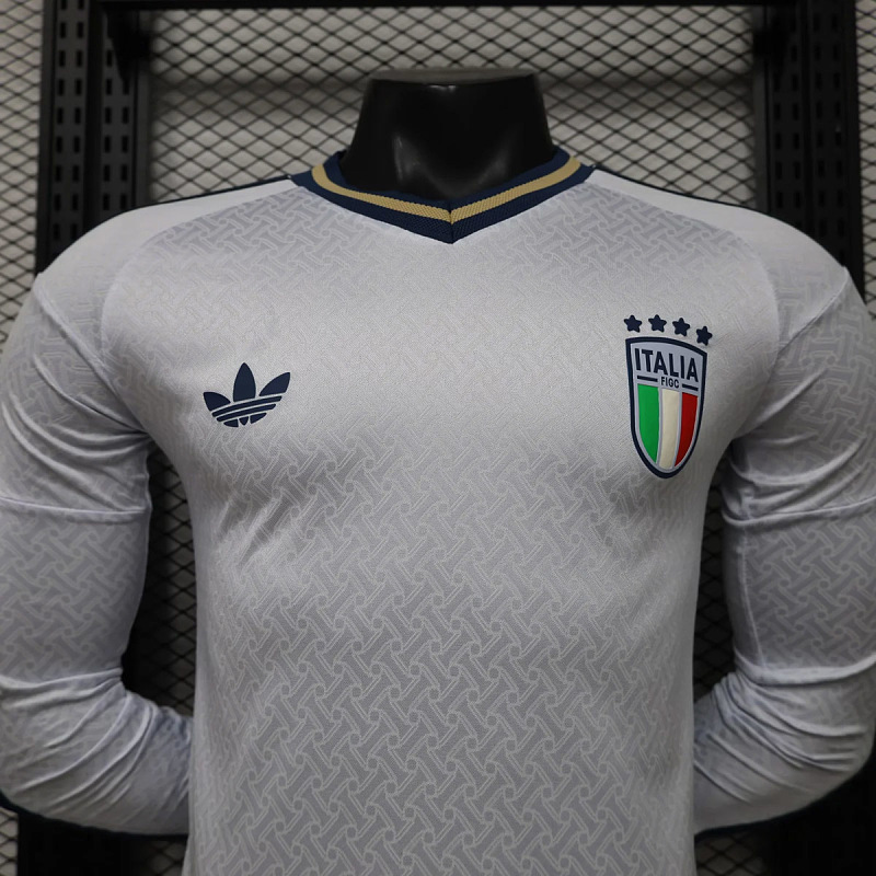 Italia Italy Away Long Sleeve Player 3