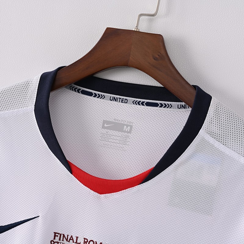 Manchester Champions 08/09 Manchester Away Champions League Final Long Sleeve Retro 2