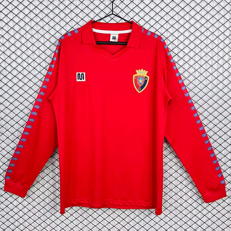 Osasuna Long 83/84 Osasuna Home Long Sleeve Retro