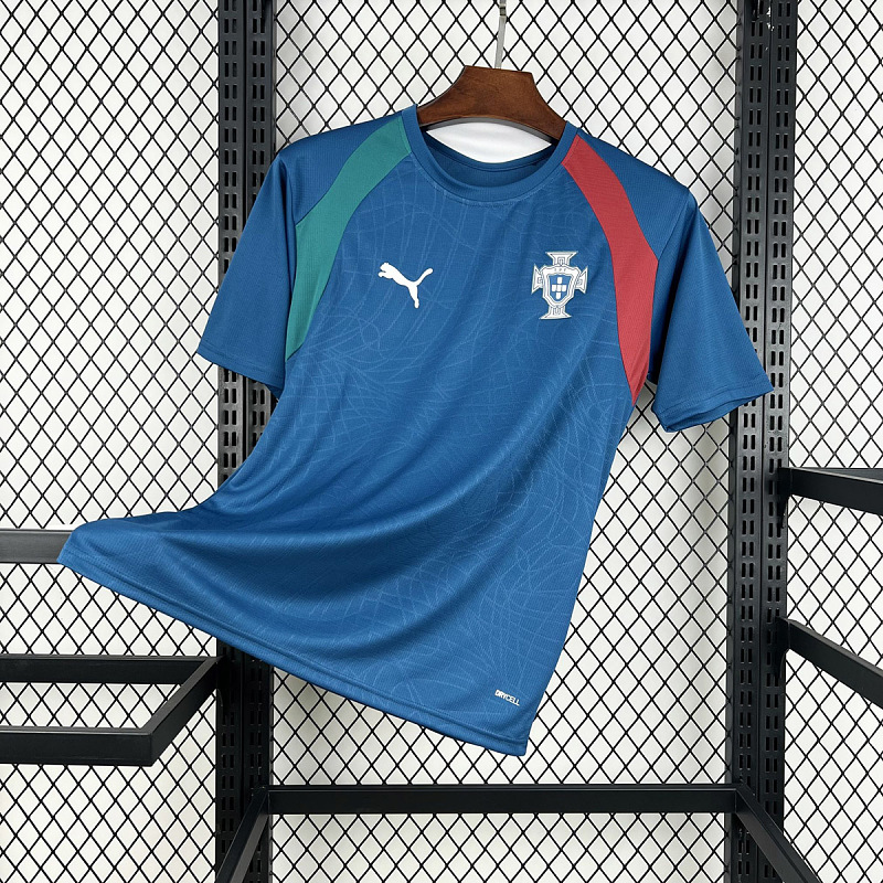 Portogallo Portugal Training Shirt Blue Red Green