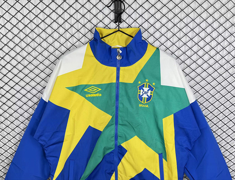 Brasile 93/94 Brazil Blue Yellow Track Jacket 2