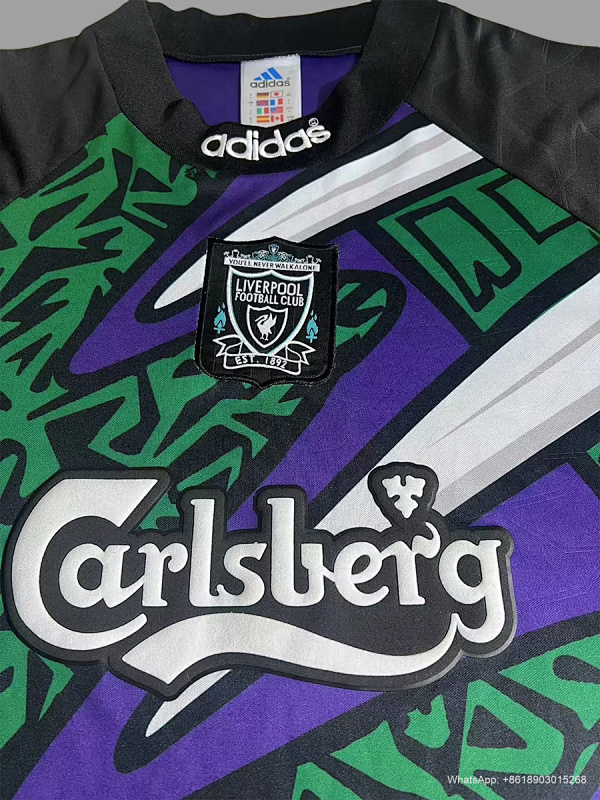 Liverpool 95/96 Liverpool Goalkeeper Purple Long Sleeve Retro 2