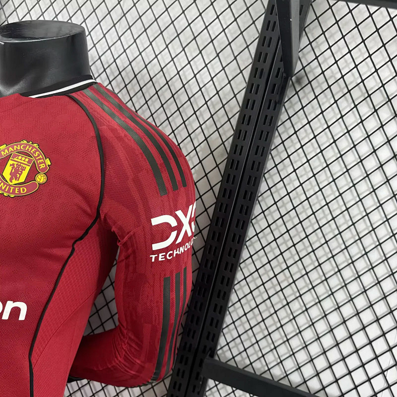 Manchester United 25/26 Manchester United Home Long Sleeve Player 9