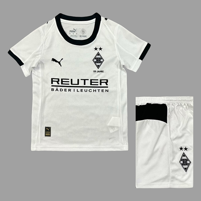 Monchengladbach Soccer 25/26 Monchengladbach Home Kids Size 16-28