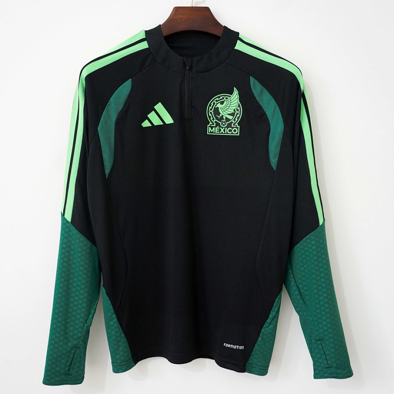 Messico Mexico Black Green Tiro Training Jersey