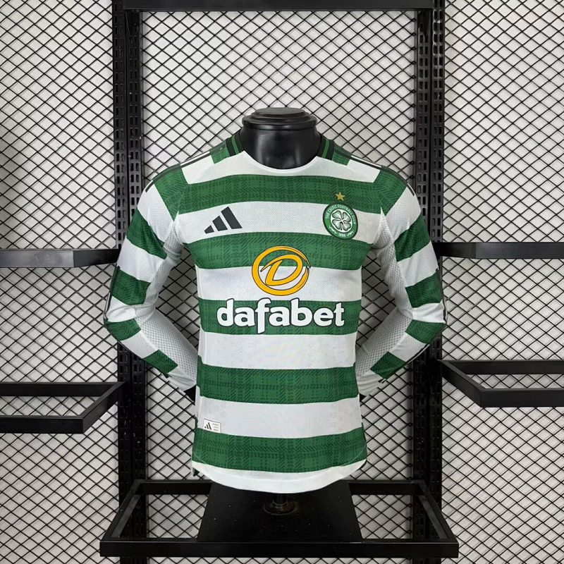 Celtic Long 25/26 Celtic Home Long Sleeve Player 2