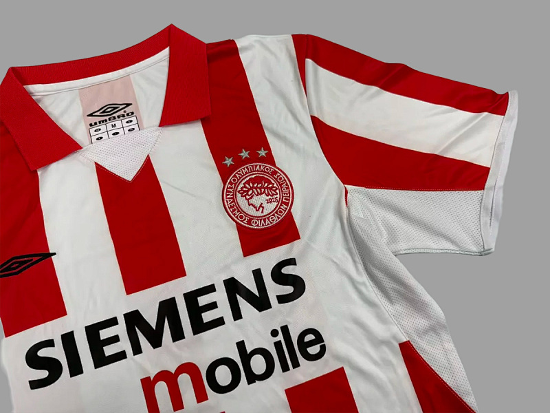 Olympiacos Soccer 04/05 Olympiacos Home Retro 3