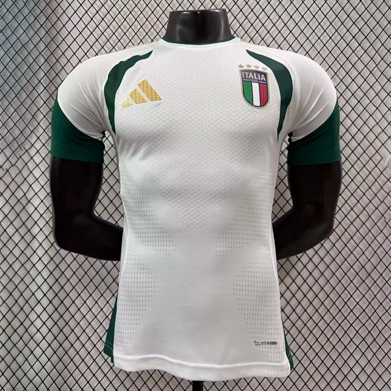 Italia Italy White Player Training Jersey