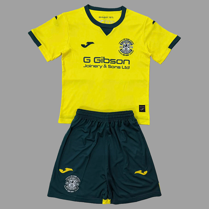 Hibernian Soccer 25/26 Hibernian Away Kids Size 16-28