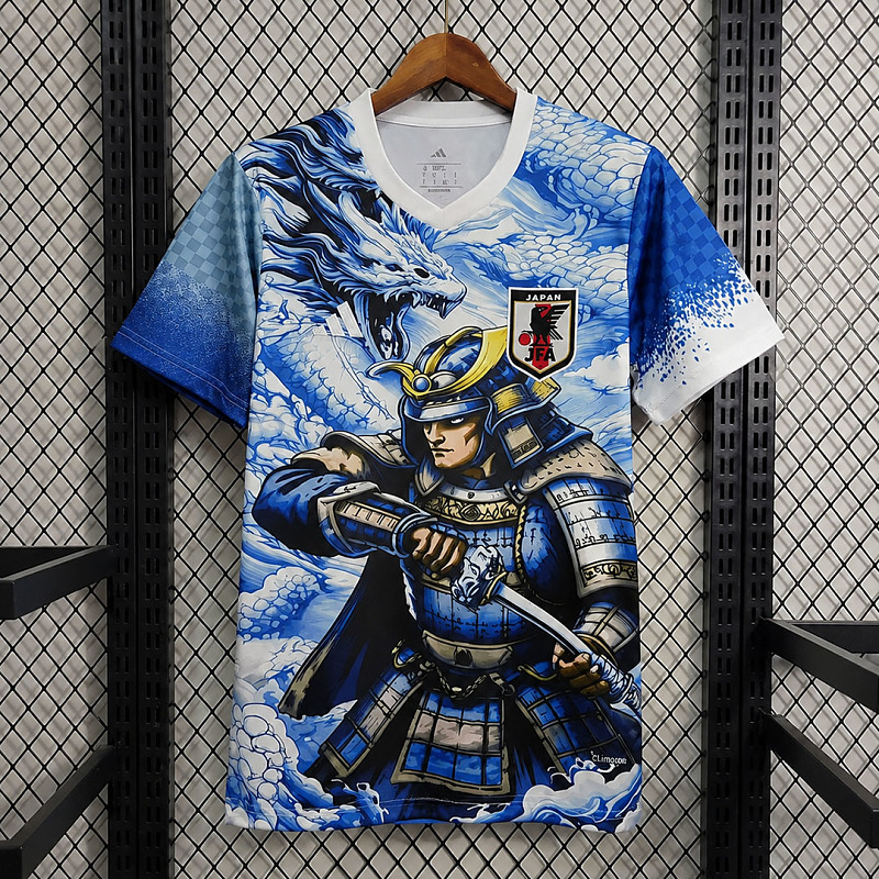 Giappone Japan Samurai Sapphire Blue Dragon