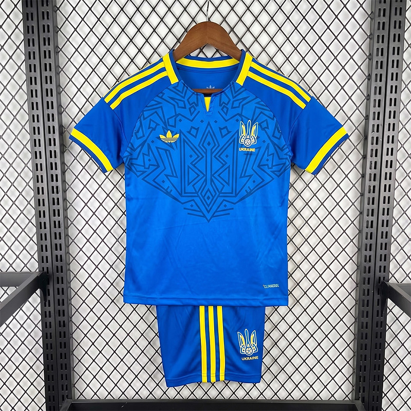 Ucraina Ukraine Away Kids Size 16-28