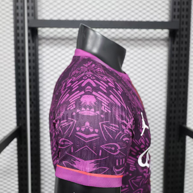 PSG 26/27 PSG Special Edition Purple with Pixel-Style Pattern Player 6