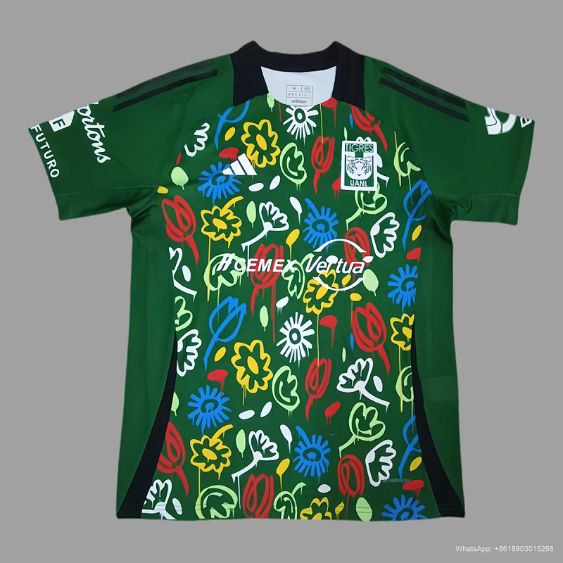 Messico Tigres Earth day green Size S-4XL