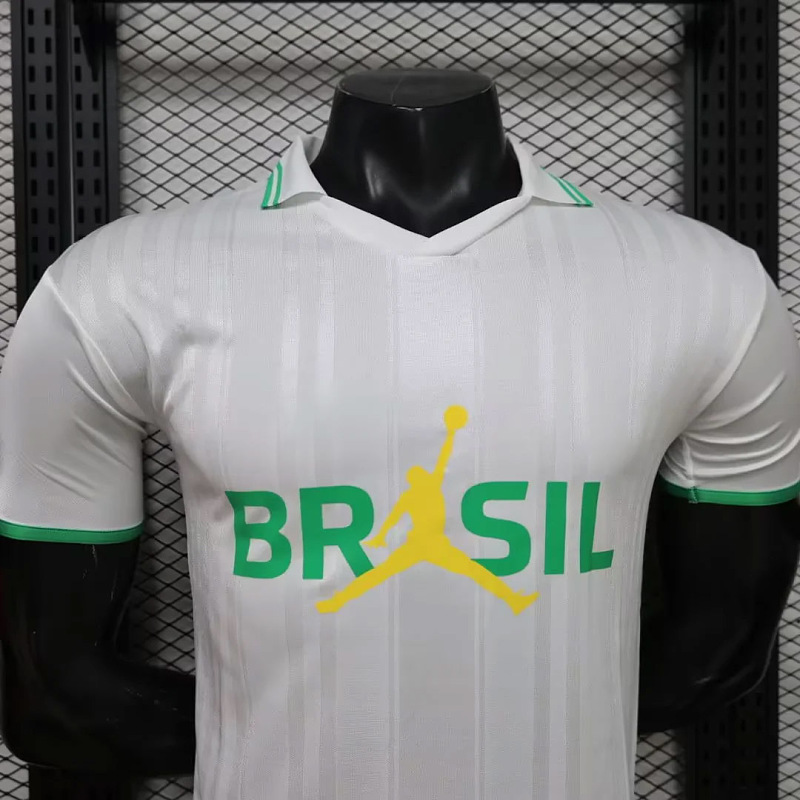 Brasile Brazil Player White Polo 5