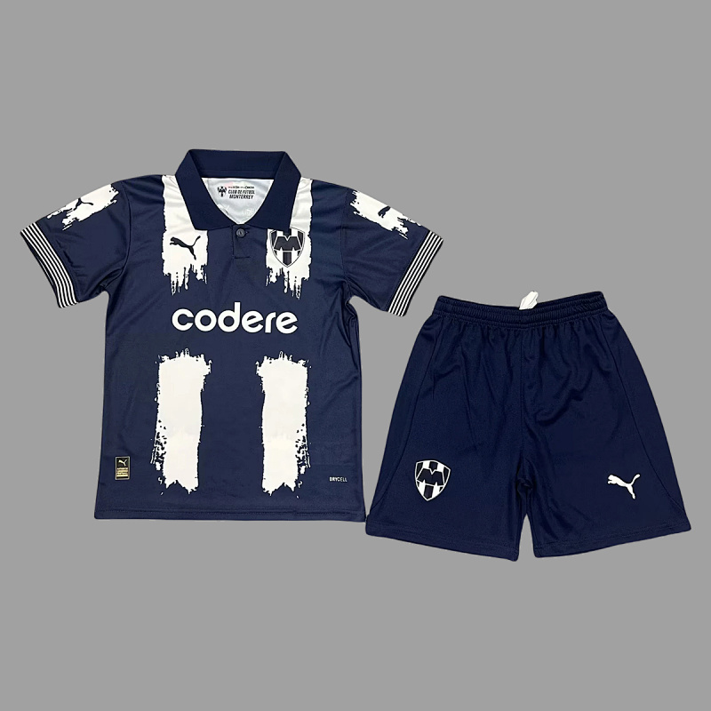 Messico 25/26 Monterrey World Cup Home Kids Size 16-28
