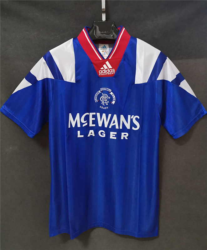 92-94 Rangers 92-94 Rangers home blue
