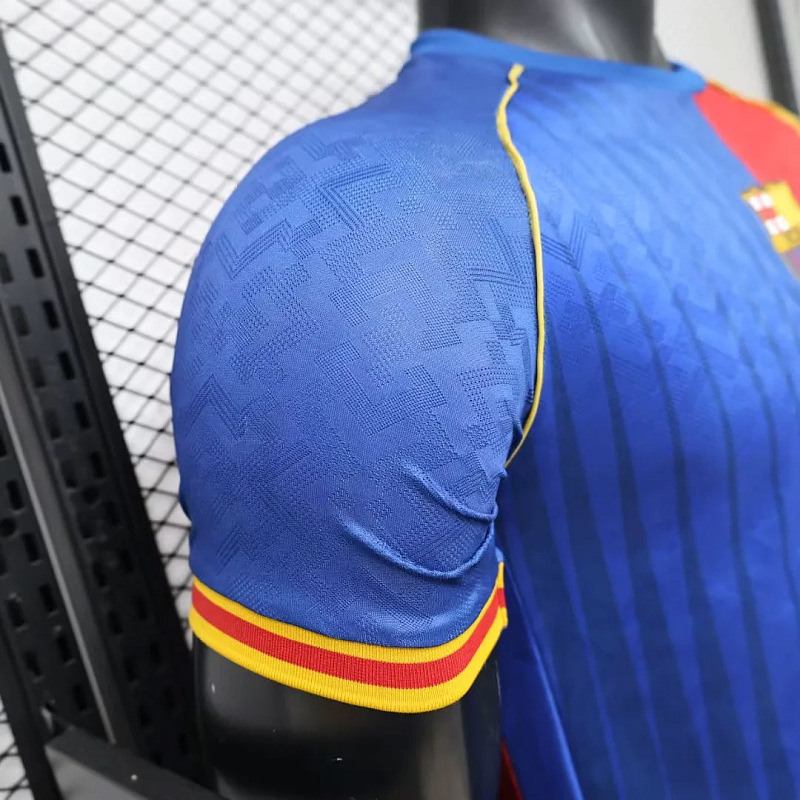 Barcelona 25/26 Barcelona Player Retro Red Blue 5