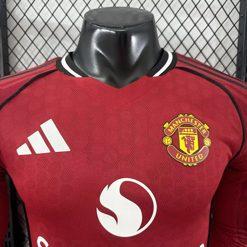 Manchester United 25/26 Manchester United Home Long Sleeve Player 10