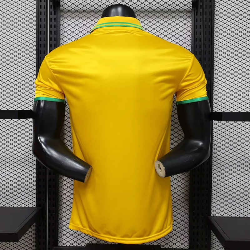 Brasile Brazil Player Varsity Maize Yellow Polo 6