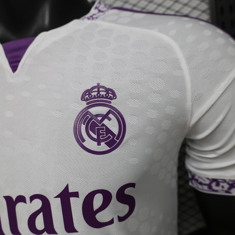 Real Madrid 26/27 Real Madrid Trefoil White Purple Player 5