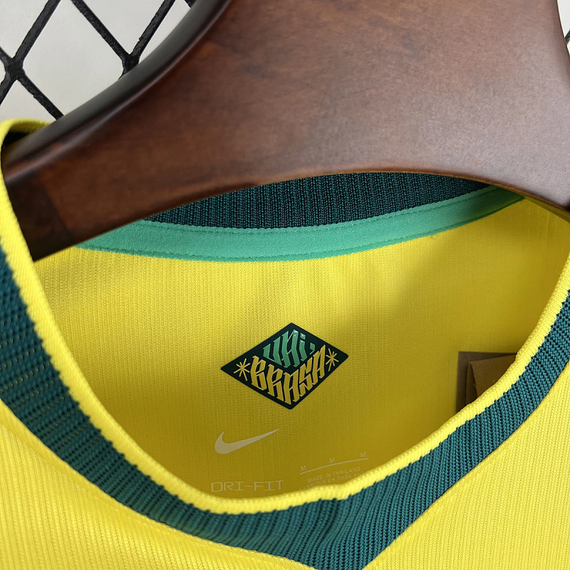 Brasile Brazil Home Long Sleeve 7