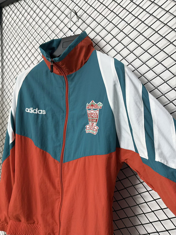 Liverpool 92/93 Liverpool Centenary Red Green Windbreaker 2