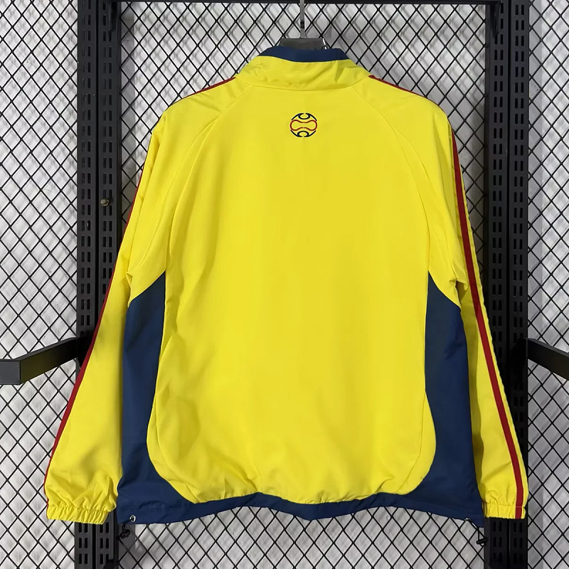 Colombia Colombia Retro Yellow Blue Windbreaker 5