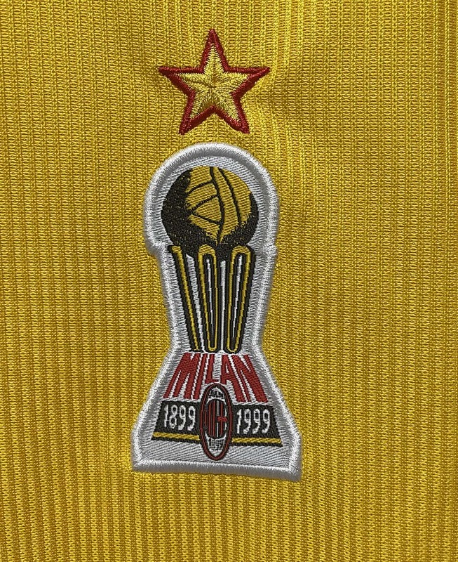 Milan 99/00 AC Milan Away Fourth Retro 7