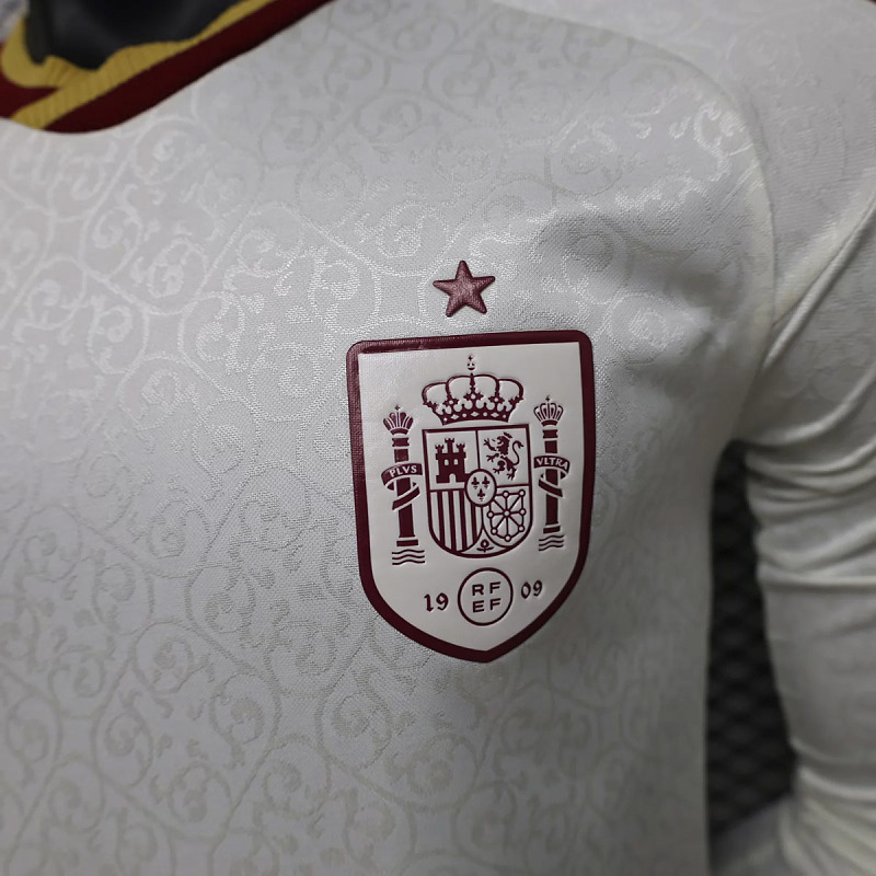 Spagna Spain Away Long Sleeve Player 7