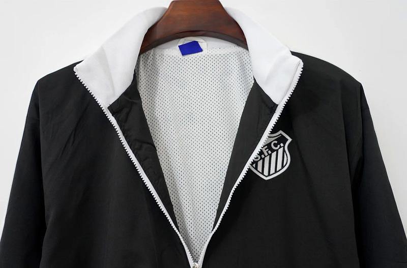 Santos Santos Black Windbreaker 6