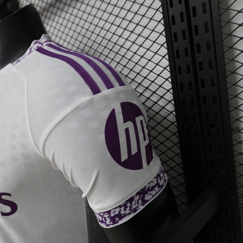 Real Madrid 26/27 Real Madrid Trefoil White Purple Player 3