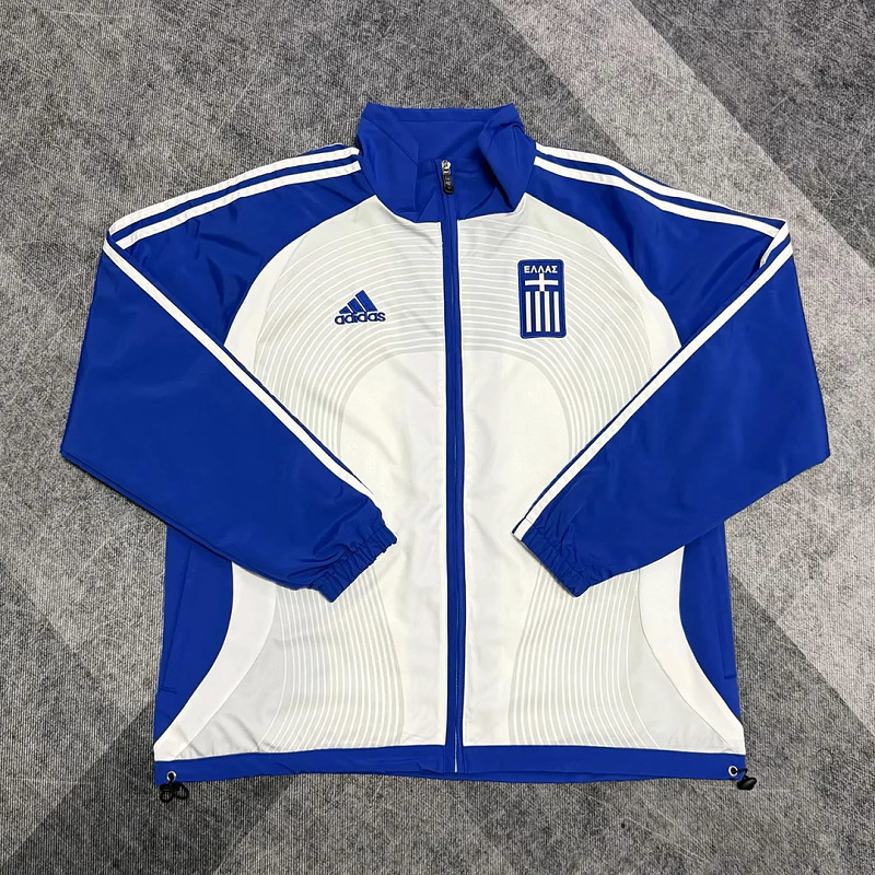 Nazionale Greece Teamgeist White Blue Windbreaker 2