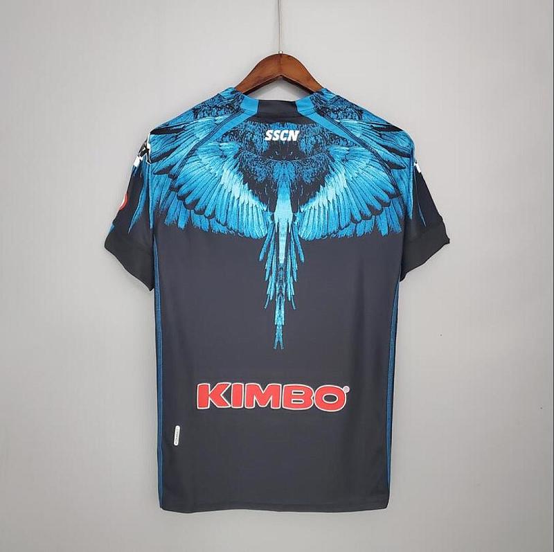 Napoli 21/22 S.S.C. Napoli black blue Kappa × Marcelo Burlon S-XXL 10