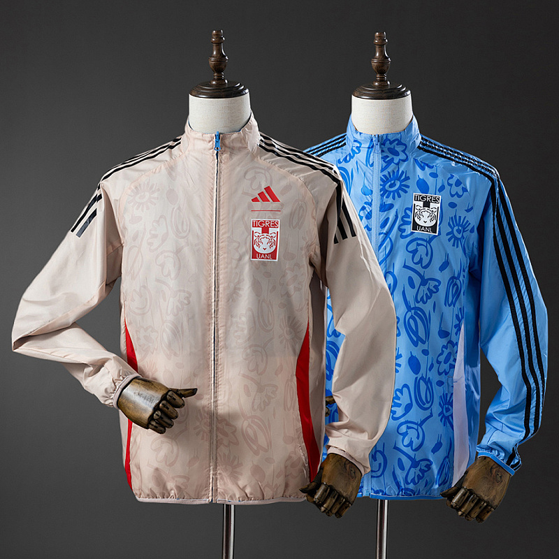 Tigres Reversible Tigres Reversible Jacket Windbreaker - Beige & Blue S-XXL