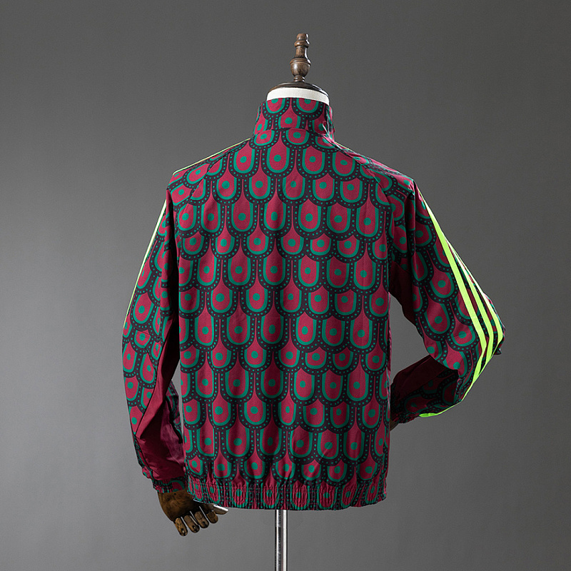Messico Mexico Reversible Jacket Windbreaker - Red & Sky Blue S-XXL 3