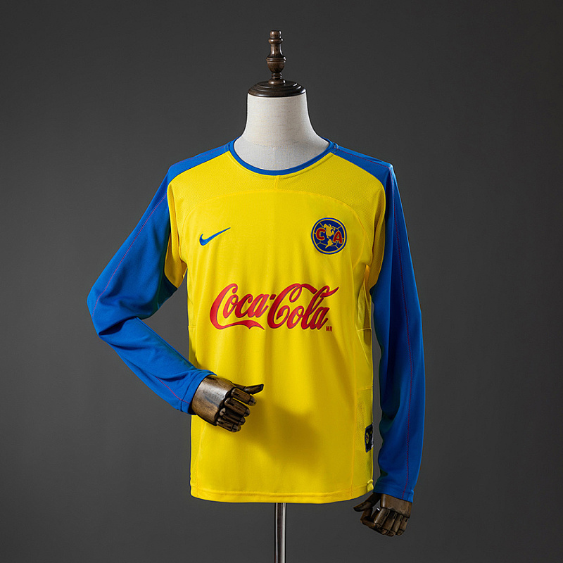 America Long-sleeved America 03/04 Home Long-sleeved Retro Jersey S-XXL