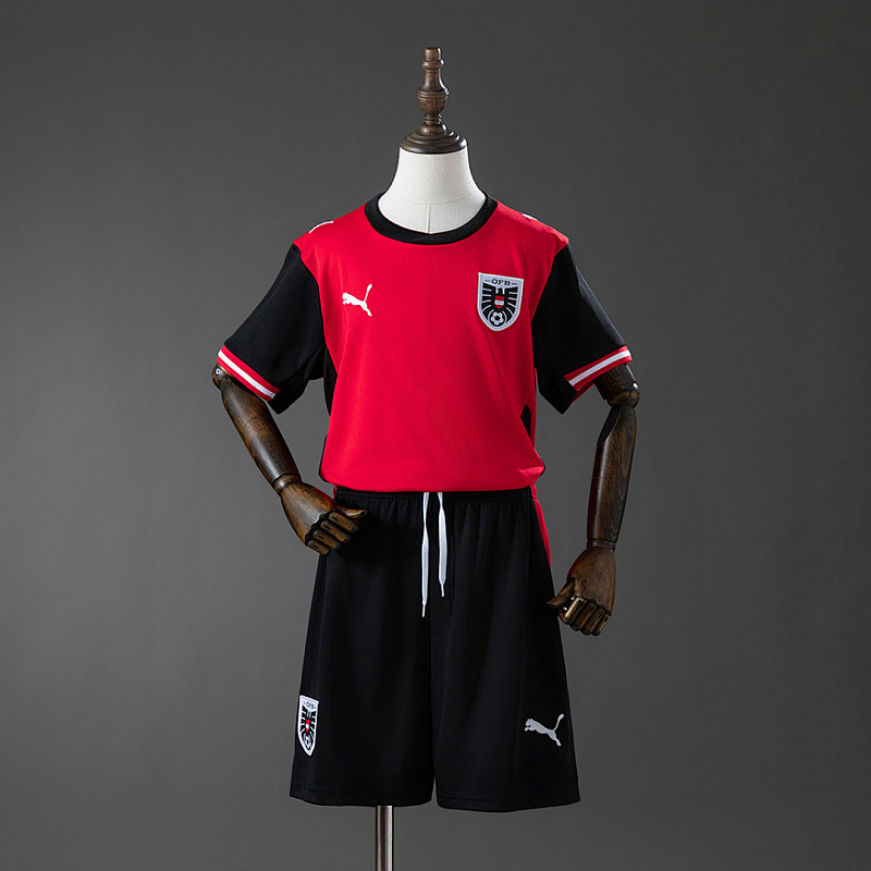Austria 2026 Austria 2026 Home Kids Kit Jersey SIZE 16-28
