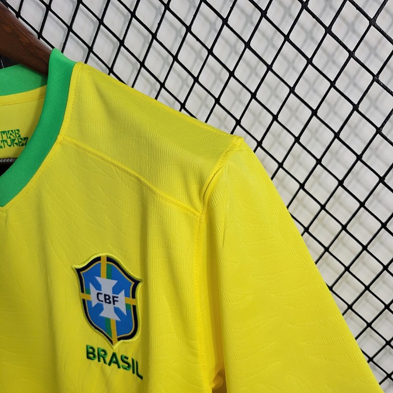 Brasile 23-24 Brazil Home Size S-4XL 9