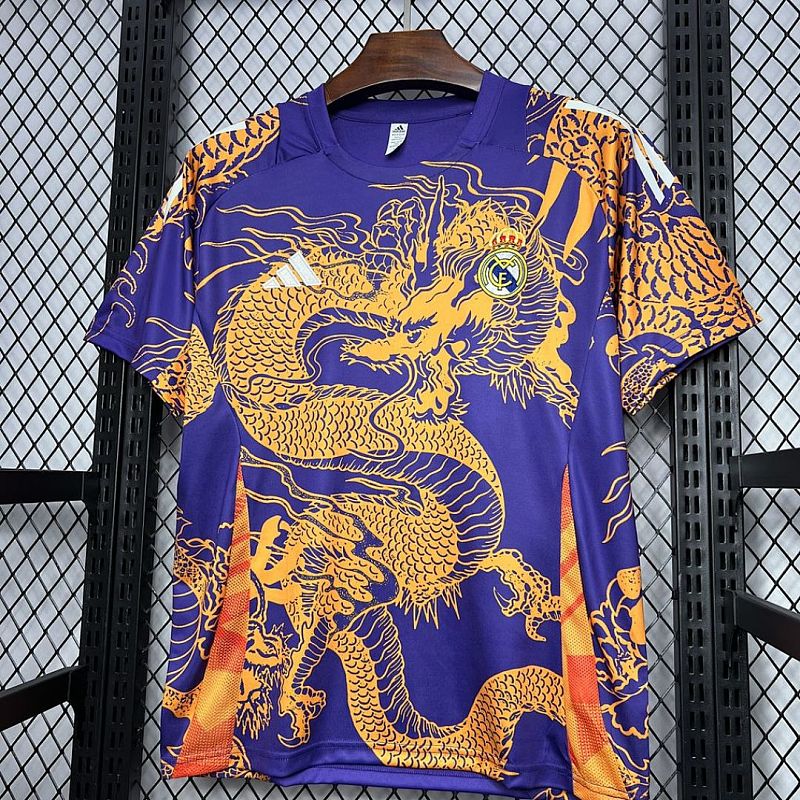 Real Madrid Real Madrid 2024/25 Purple Dragon Special Edition Jersey S-XXL 2