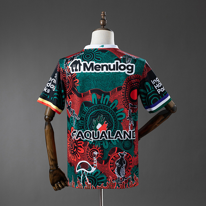 NRL South NRL South Sydney Rabbitohs 2025 Indigenous Jersey S-5XL 2