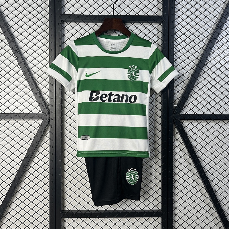 Sporting CP 25/26 Kids Sporting Lisbon Home Size: 16-28