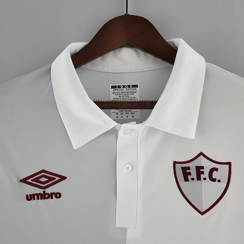 Fluminense Retro Fluminense 120th Anniversary White Grey S-XXL 3