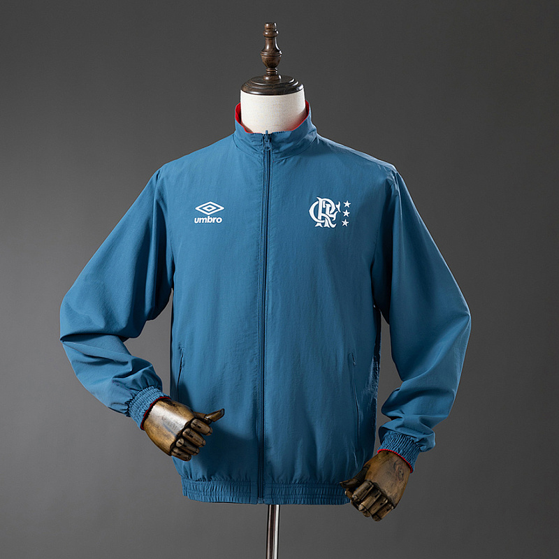Flamengo Flamengo Reversible Jacket Windbreaker - Red & Cyan S-XXL 4